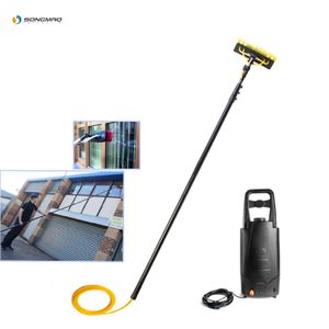 Easy to operate carbon fiber 10m Telescopic Pole Water Fed Poles Window Clean Kit  For Window  Cleaning