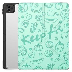 Tablet Case with Pencil Holder Skin Feeling Soft PU Leather Case For iPad Pro 11 Inch 2021/2020 Stand Case Cover