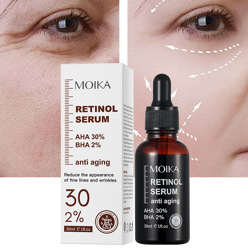 Ready Ship 30ml Retinol Private Label Deep Moisturizing Anti Aging Skin Care Anti-wrinkle Retinol Serum