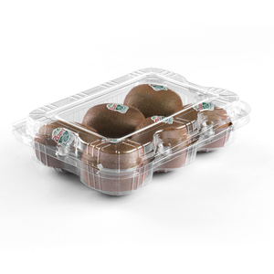 Wholesale Custom OEM  6 Cells Kiwi Packaging Plastic Kiwi Fruit Box