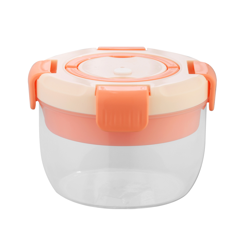 Shenzhen Baoying Daily Necessities Co., Ltd. Plastic Lunch Bento Box with Spoon Sauce Box Microwavable Picnic Box Salad Fruit Fresh-keeping
