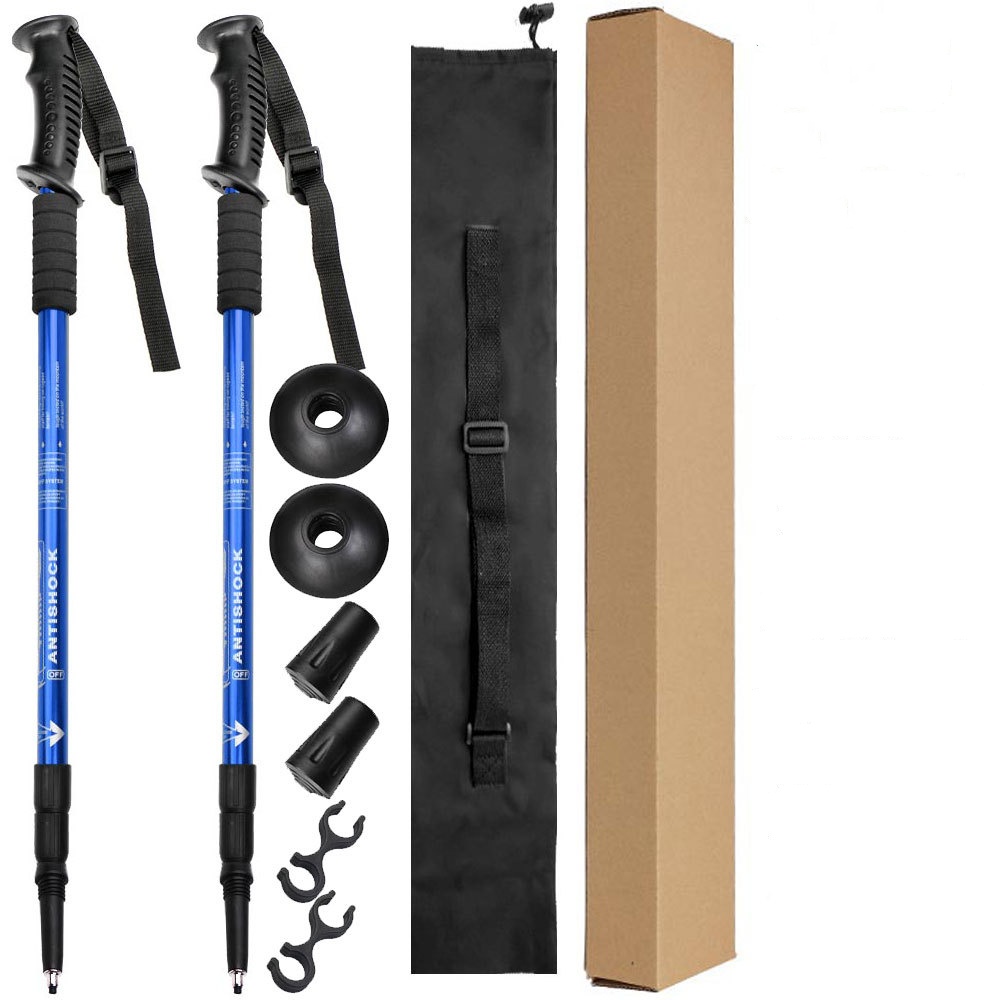 Outdoor Carbon Fiber Walking Sticks Telescoping Foldable Self Defense Hiking Trekking Poles Sticks