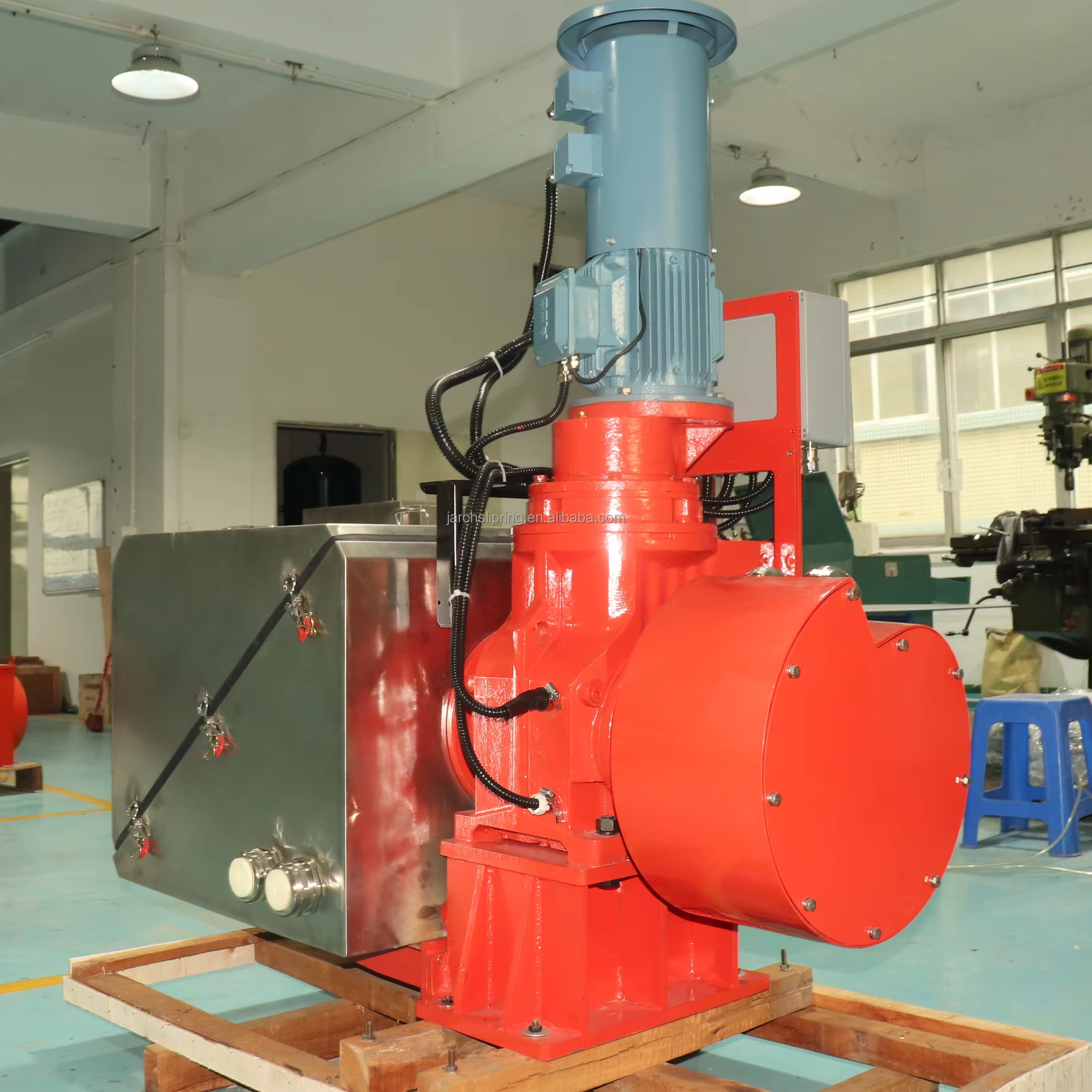 Industrial motor and spring type overhead crane cable reel for bridge and gantry crane with wires