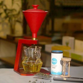 Self-service tea machine set Portable Tea Set Hospitality Household Magnetic Coffee Tea Maker Semi-automatic Lazy Tea Maker
