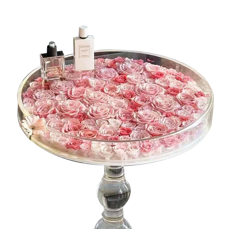 Beijing Jiaxunda Technology And Trade Co., Ltd. Hot Sale Infinite Lasting Rose Valentine's Day Gift Princess's Crystal Zhuo Eternal Rose Preserved Flower Decoration