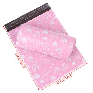 GDCX 12 20 Custom Pink Recyclable Wholesale Bags Printed Packaging Eco Friendly Logo Mailers Bubble Poly Mailer Plastic