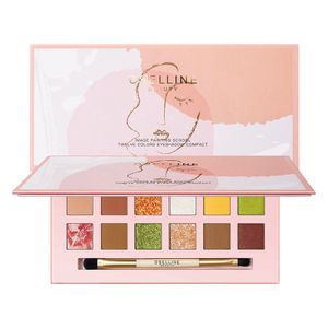 Wholesale Hot Selling Cute Cosmetics Eyeshadow Bronzing Powder Blush and Highlight 4 in 1 Make Up Mixing Palette Eye shadow