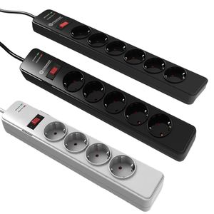 european schuko power board electrical plugs sockets desktop  usb switch smart power strip  extension adapter