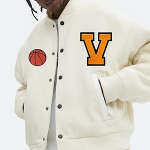 Oem Manufacturer High Quality Chenille Embroidery Men College Leather Sleeves Custom Baseball Bomber Letterman Varsity Jacket