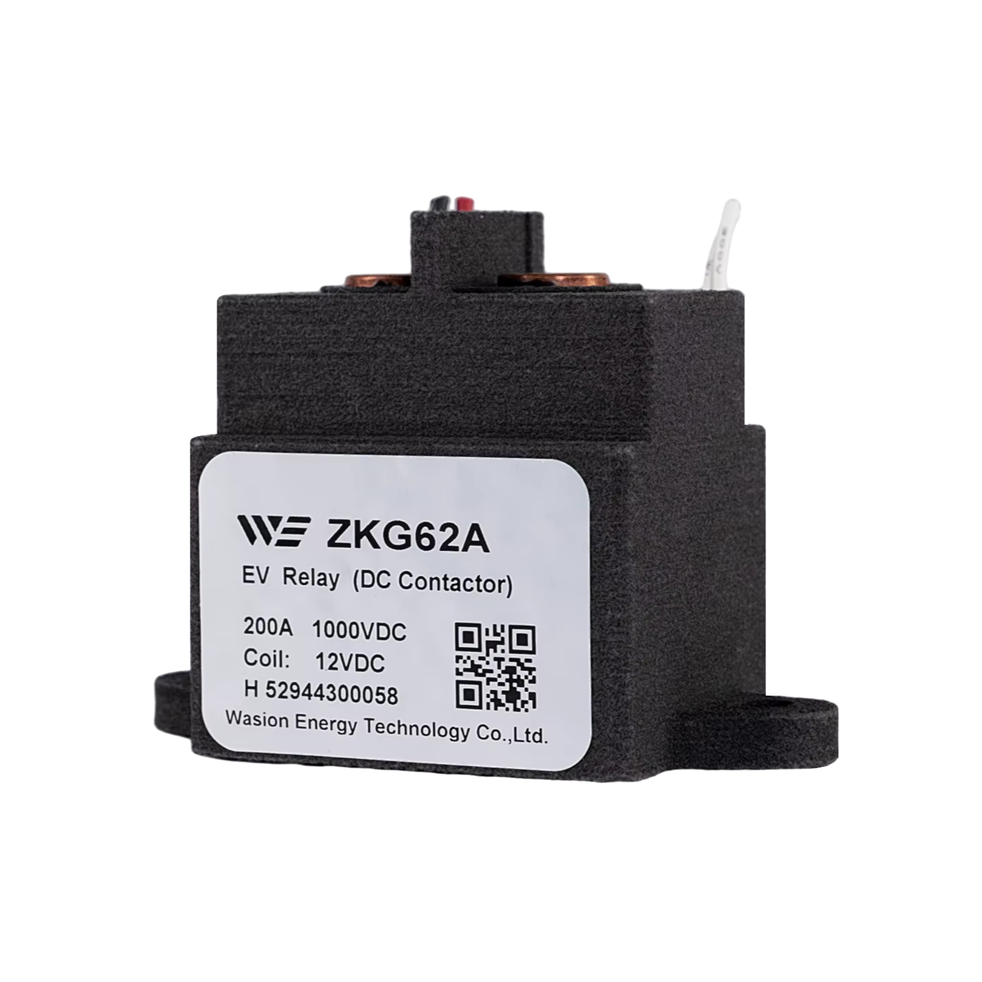 Wasion Energy ZKG62A High-voltage DC Contactor with ISO/IATF16949 Quality System Certification