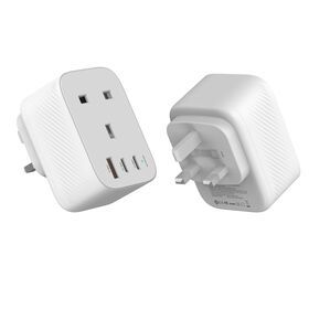 Travel Adapter with USB and Type-C Worldplug All In One Worldwide Travel PD Power Travel Adaptor Multi Plug Universal Travel Adapt