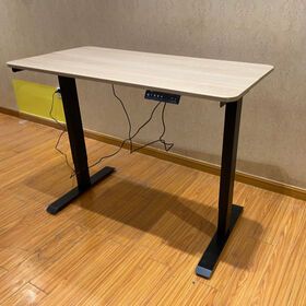 Double Motor Office Laptop Table Computer Height Standing Width Adjustable Desk