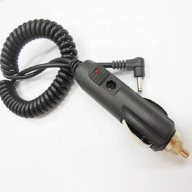 1.5M DC 12V Car Charger Power Adapter Cigarette Lighter Coil Flexible Cable 3.5 x1.35mm