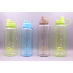 Colorful water bottle drinking water bottle with handle for camping