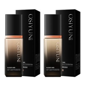 Osiyun Ultra-Thin Bottom Concealer Glossy Soft Powder for Comfortable Long-Lasting Moisturizing Non-Removable Makeup