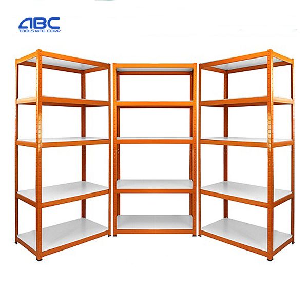 Metal storage racking and shelving for industrial warehouse