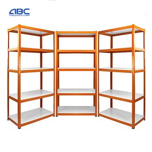 Metal storage racking and shelving for industrial warehouse