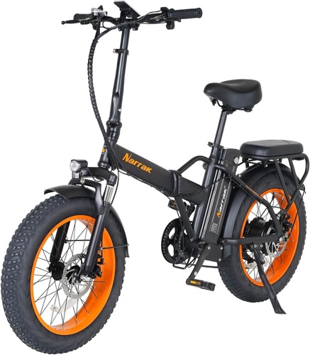48V 12.5ah Fat Tire Folding Electric Bike 600Wh Lithium Removable Battery e-bike 20in 750W Brushless Motor electric bicycle