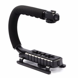 Kaliou H001  Hot Sale Single Handgrip DV C/U type Universal Smartphone Camera Handle Stabilizer Mount flash bracket U type