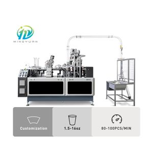 High speed paper cup making machine 80-100pcs/min 1.5-16oz paper cup machine 2 years warranty paper cups manufacturing machines