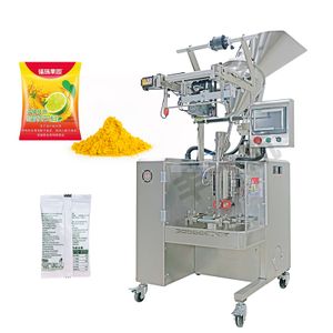 Auto auger filler 10g popular powdered drink mixes powder vertical sachet packing machine with data coder