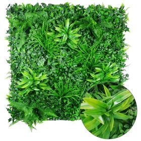 Artificial Hedge Boxwood Panels Plant Faux Greenery Panels UV Protected Privary Garden Fence Home Decor Greenery Panels