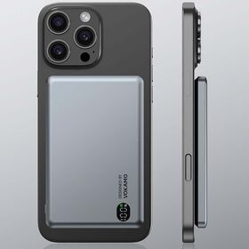 VOKAMO New Magnetic Wireless Portable Charger 5000mAh Slim External Phone Battery Pack Ultra-thin Power bank Compatible with iPhone 16