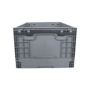 customized color 600x400x280 mm Heavy Duty Plastic Folding Logistic Container Foldable Totes for Storage Cheap Box crates