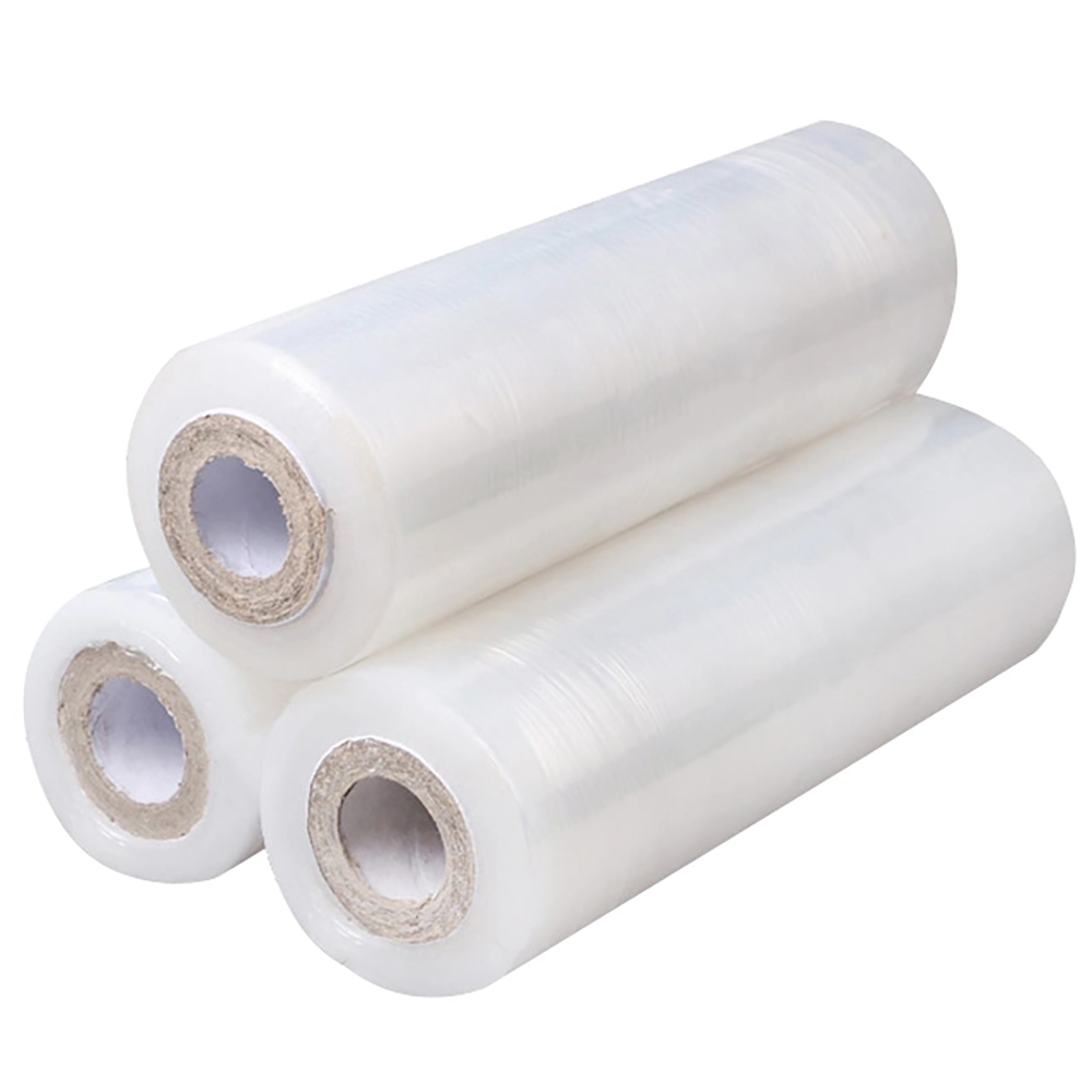 Shenzhen Feilin International Trade Co., Ltd. Factory Price Custom Pallet Film Stretch Wrap Film Cast Plastic Film Roll Packing
