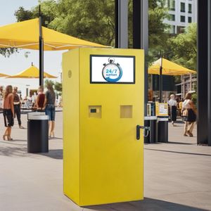 19 Inch Waterproof Outdoor Parking Self-Service Order Kiosk Touch Screen Floor Standing Payment Kiosk for Sale