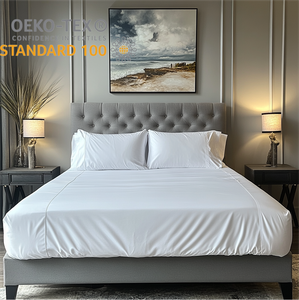STARZ HOME Natural Hotel Children Queen Size Sheets Duvet Cover Pillowcases Plain Dyed White Linen Bed Sheets Bedding Set