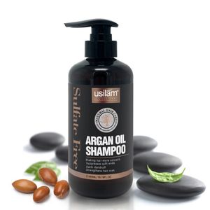 custom logo private label oem fragrance  Hair Natural Argan Oil sulfate-free  mite removal shampoo