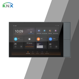 2024 Newest Big 10 inch KNX Smart Touch Panel for Smart Home Building Management System Support 20 Scenes 52 Devices Touchscreen