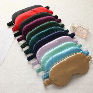 Anthrive 16 mm Custom Printed Wholesale Silk Sleep Eye Cover 100% Mulberry Silk Eyemask Sleeping Night Silk Eye Sleep Mask