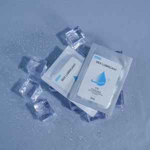 Free sample cool feeling sex lube bag organic sex gel lubrificante sexual wholesale silicon water based personal sex lubricants