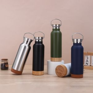 Stainless Steel Sport Water Bottle Double Wall Insulated Water Bottle Reusable Flask Vacuum Metal Water Bottle