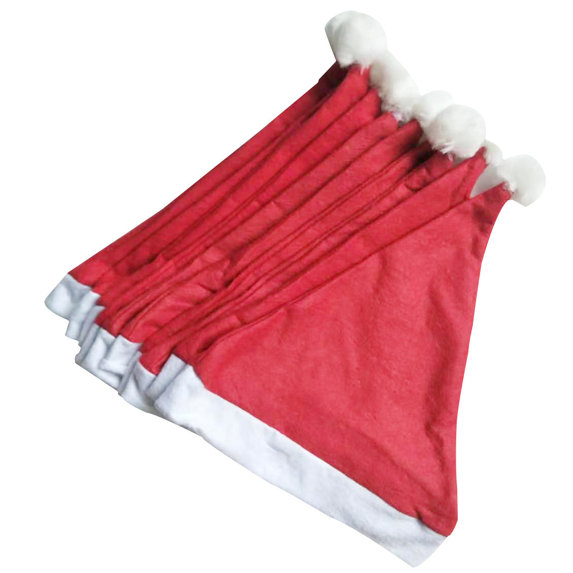 Yiwu Shouting International Trading Co., Ltd. C1 Ordinary Non-Woven Christmas Hat Adult and Children's Party Hat for Winter Outdoor Scenes Christmas Decorations