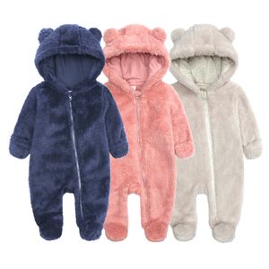 New arrival Thickened baby pajamas customizable infant clothes wholesale newborn baby winter romper Suitable for winter