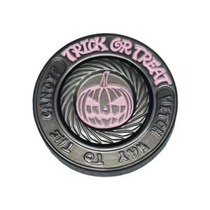 wholesale Luxury Fingertip coin high speed fidget slider toy Custom EDC pink Demon pumpkin fidget spinner for adult