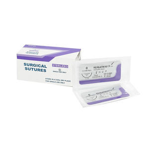 Medical Consumables Absorbable Surgical Sutures Animal Hospital Polyglactin PGLA 910 Sutures