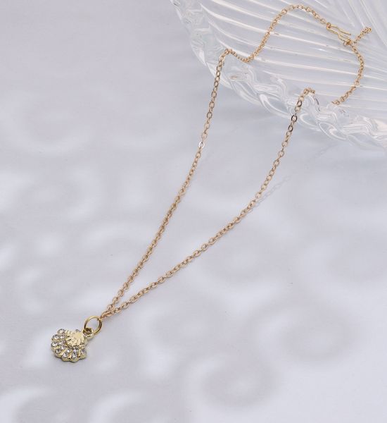 Charm pendant chain, Gift for women & girls, Fashionable chain, Custom jewelry, Modern minimalist chain, Chapado en oro