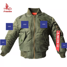 2-12 yesars Children Clothes 2023 Winter Jackets For Boys Coat Kids Warm Bomber Flight Outerwear Coat Baby Jacket
