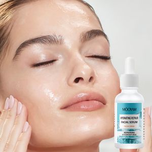 Hydrating Repair Face Serum Factory Wholesale OEM ODM Moisturizing Green Natural Safe Face Skin Care 30ml MOOYAM Facial Serum