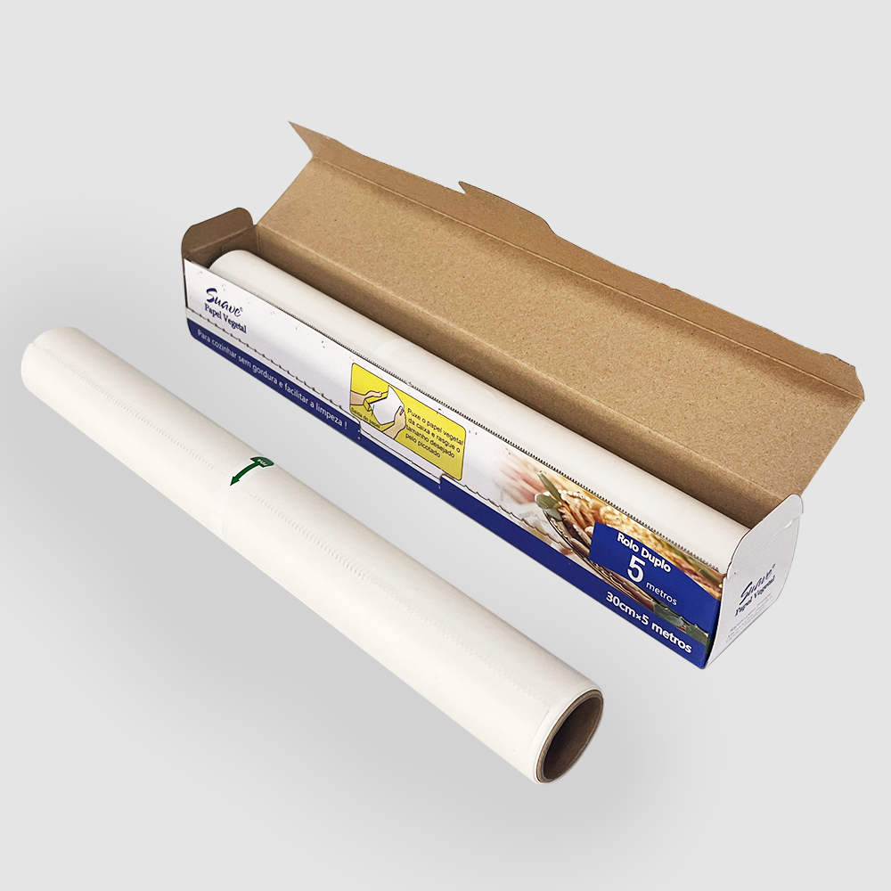 Wholesale Non-stick Disposable Food Grade Fast Food White Silicone Baking Mat Paper Parchment Paper Roll