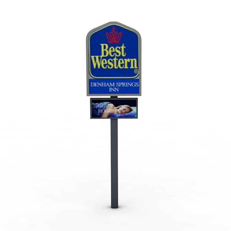 Car Service Station Petrol Station Advertising Equipment Standing Steel Digital Price Pylon Sign