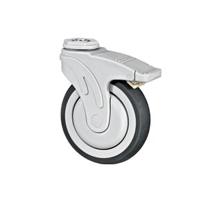 Ruedas Para Camas De Hospital Longfeng Caster Hot Sale  EN12530 Test  Medical Caster Wheels Castor  Plastic Caster Wheel