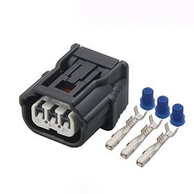3 pin female electrical wire crimp connector ignition switch plug coil socket 6189-7037