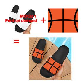 DIY OEM Custom Image Logo Slippers 3D Print PVC EVA Slides Casual House Beach Pool Sandals Men's Women's Custom Slippers