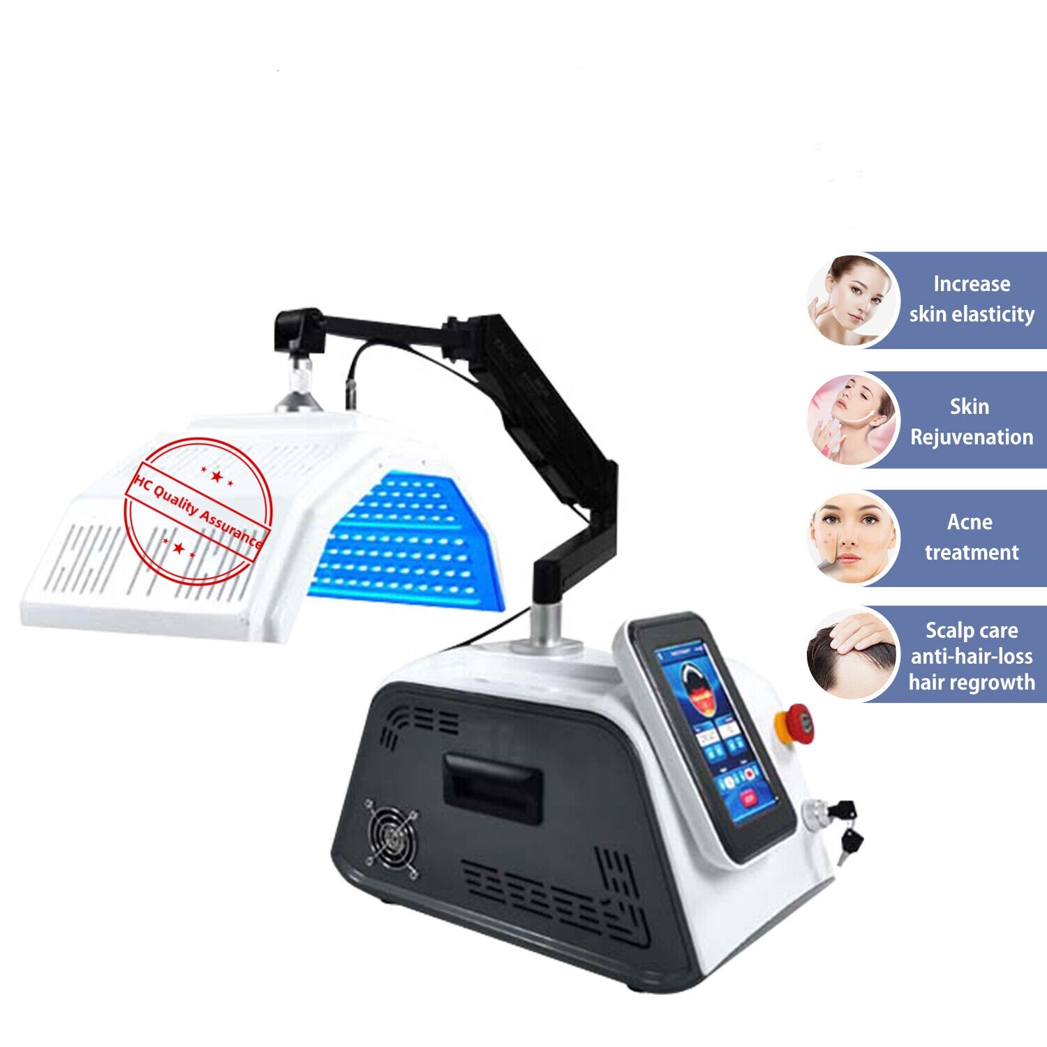 Portable infrared red led red light therapy weight loss led light photon therapy v face lift up massager