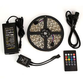 Seven Lights Technology Co., Ltd. 16.4ft 5m music sensor LED Strip Lights music sync 300leds RGB SMD 5050 with remote control